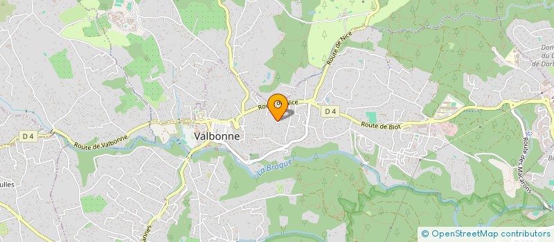 localisation de l'entreprise BELTO SUD  VALBONNE