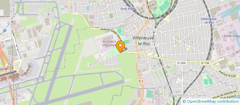 localisation de l'entreprise BELTOISE ET CLAMENS à VILLENEUVE-LE-ROI