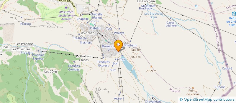 localisation de l'entreprise BELTRABLOOM.ENT  MORZINE