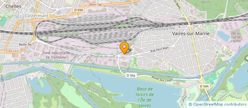 localisation de l'entreprise BELTRAME  CHELLES