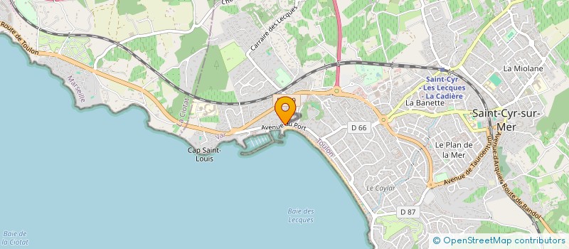 localisation de l'entreprise BELTRAMINI'Z à SAINT-CYR-SUR-MER