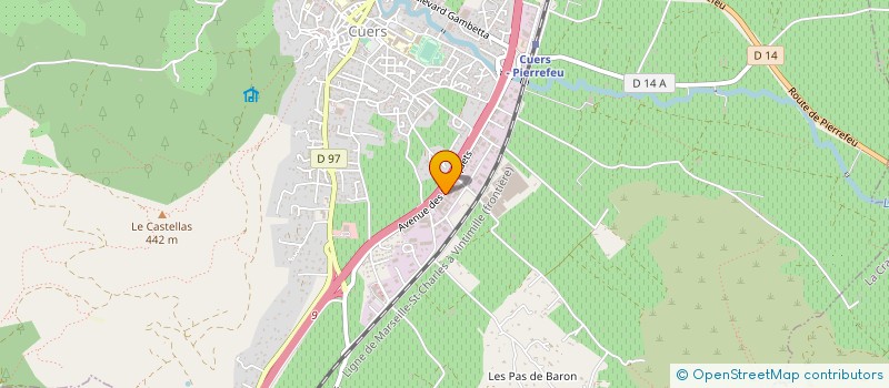localisation de l'entreprise BELTRAMO à CUERS