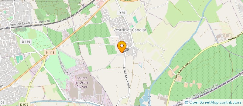 localisation de l'entreprise BELTRAN  VESTRIC-ET-CANDIAC