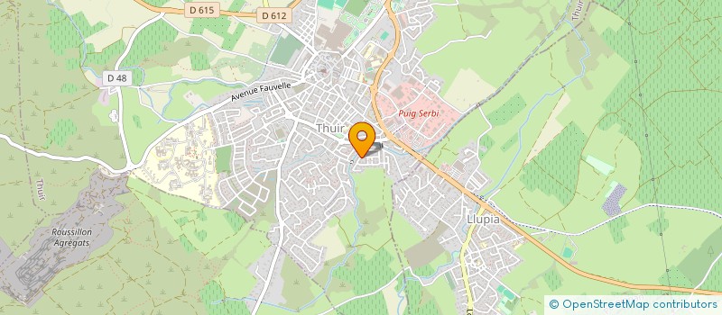 localisation de l'entreprise BELTRAN  THUIR