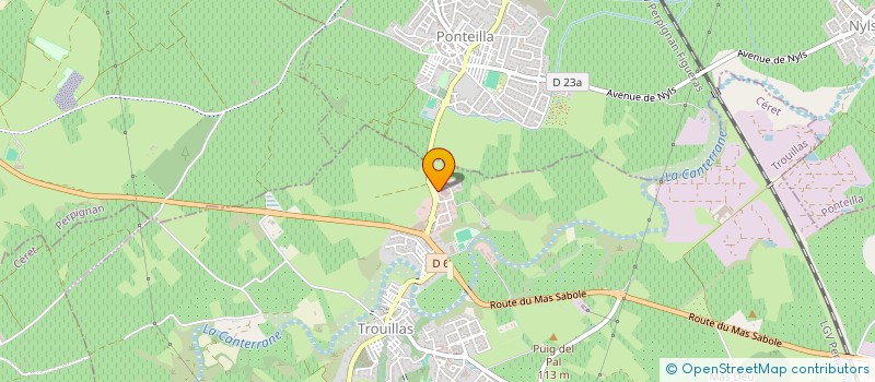 localisation de l'entreprise BELTRAN  TROUILLAS