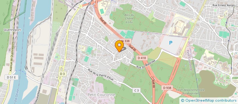 localisation de l'entreprise BELTRANS  PETIT-COURONNE