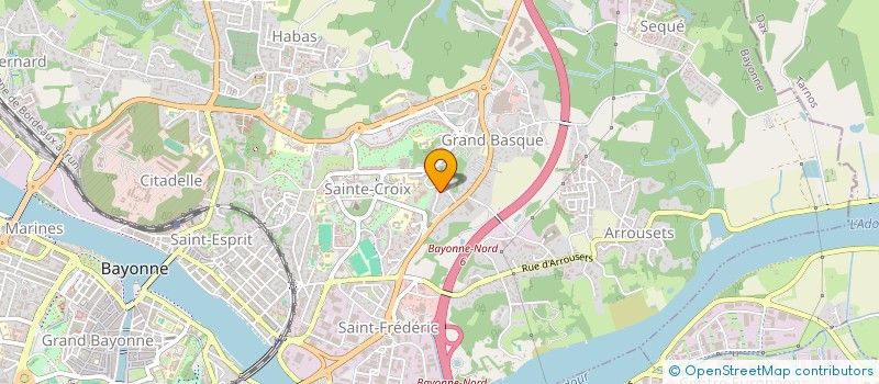 localisation de l'entreprise BELTXARA à BAYONNE