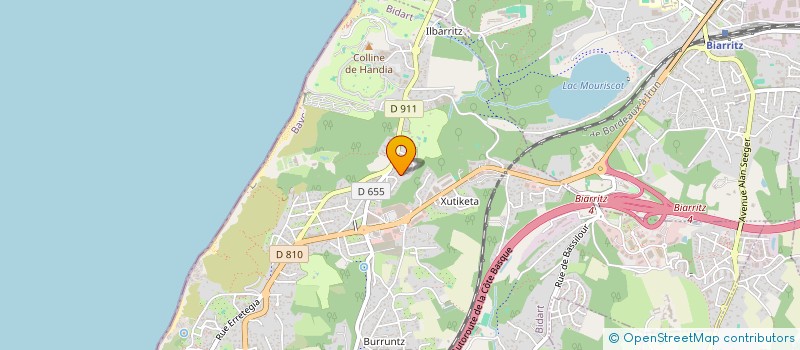 localisation de l'entreprise BELTZA à BIDART