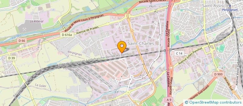 localisation de l'entreprise BELUGA  PERPIGNAN