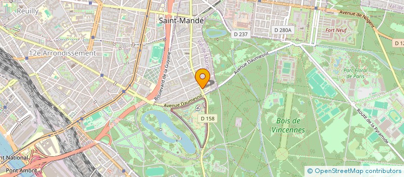 localisation de l'entreprise BELUGA à SAINT-MANDE