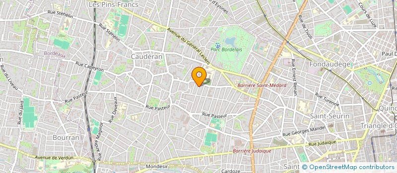 localisation de l'entreprise BELUGA  BORDEAUX