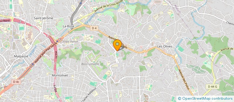 localisation de l'entreprise BELUGUE à MARSEILLE
