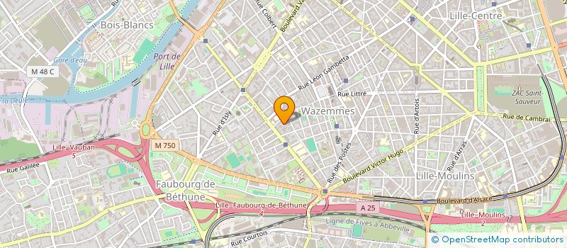 localisation de l'entreprise BELURRE à LILLE