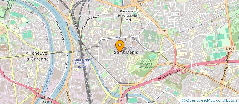 localisation de l'entreprise BELUSHA à SAINT-DENIS