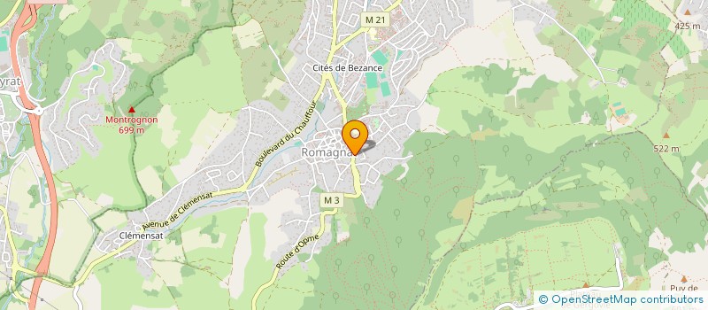 localisation de l'entreprise BELUVIE  ROMAGNAT