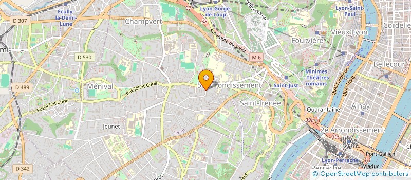 localisation de l'entreprise BELUZE- MARTORELL  LYON