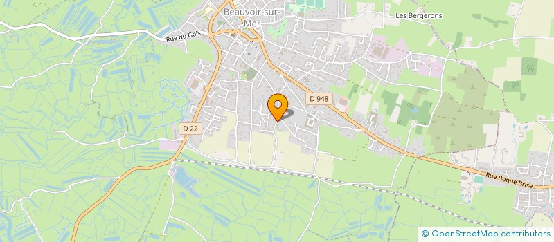 localisation de l'entreprise BELV'IMMO  BEAUVOIR-SUR-MER