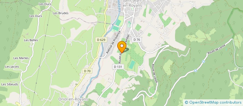 localisation de l'entreprise BELVA ET RAY  SAINT-JEAN-EN-ROYANS