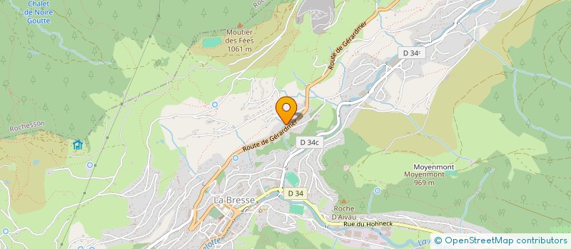 localisation de l'entreprise BELVAL  LA BRESSE