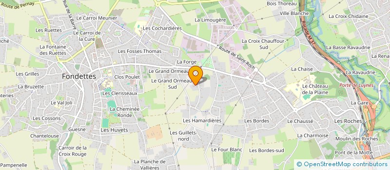localisation de l'entreprise BELVEDERE à FONDETTES