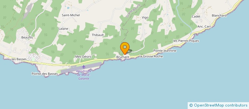 localisation de l'entreprise BELVEDERE à CAPESTERRE-DE-MARIE-GALANTE
