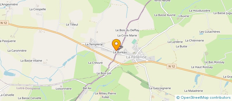 localisation de l'entreprise BELVEDERE  LA CHAPELLE FLEURIGNE