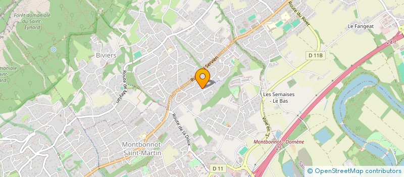 localisation de l'entreprise BELVEDERE  MONTBONNOT-SAINT-MARTIN