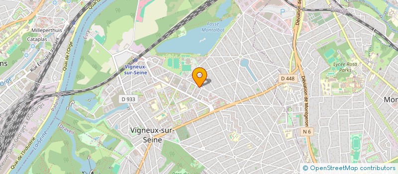 localisation de l'entreprise BELVEDERE  VIGNEUX-SUR-SEINE