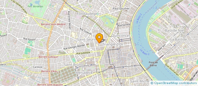 localisation de l'entreprise BELVEDERE  BORDEAUX