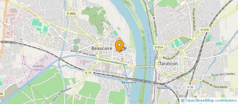 localisation de l'entreprise BELVEDERE ASSOCIES à BEAUCAIRE