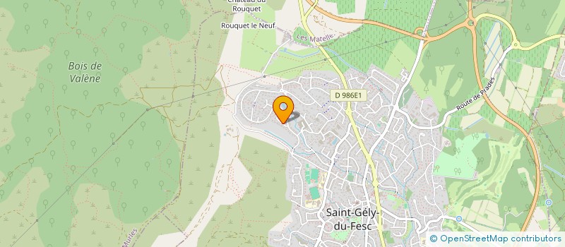 localisation de l'entreprise BELVEDERE DE BRISSAC  SAINT-GELY-DU-FESC