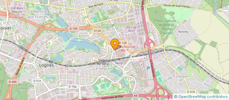 localisation de l'entreprise BELVEDERE ECOLE DE CONDUITE  TORCY