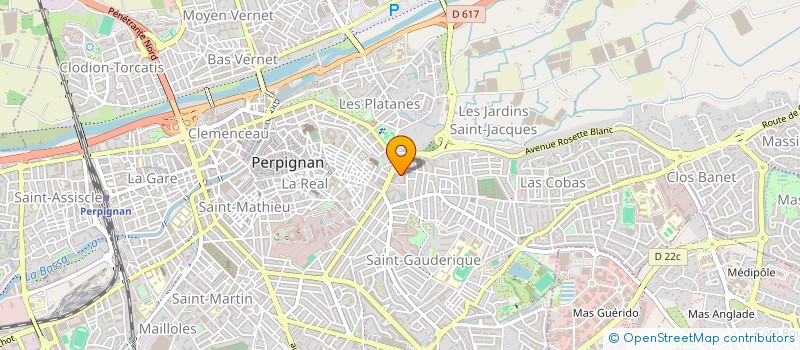 localisation de l'entreprise BELVEDERE IMMOBILIER  PERPIGNAN