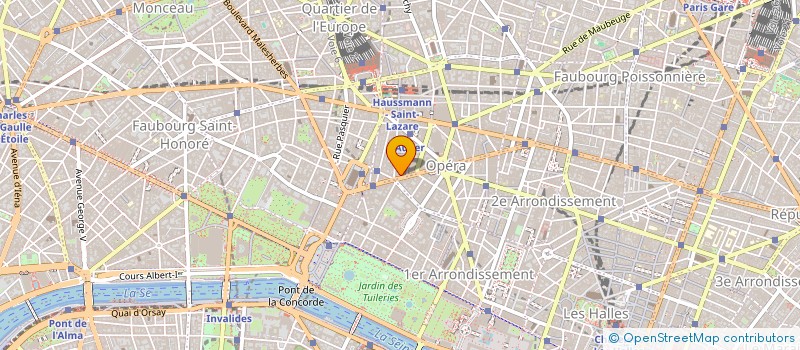 localisation de l'entreprise BELVEDERE INVEST  PARIS