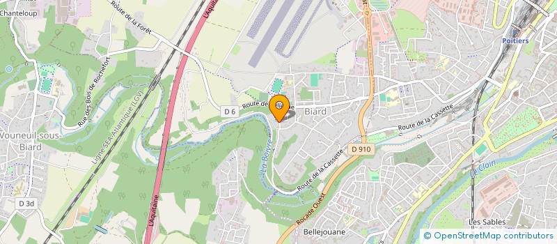 localisation de l'entreprise BELVEDERE-NOREE  BIARD