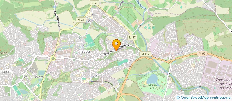 localisation de l'entreprise BELVEDERE SUR LA VALLEE DU LEZ à JACOU