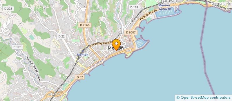 localisation de l'entreprise BELVERDE FRANCE SARL  MENTON