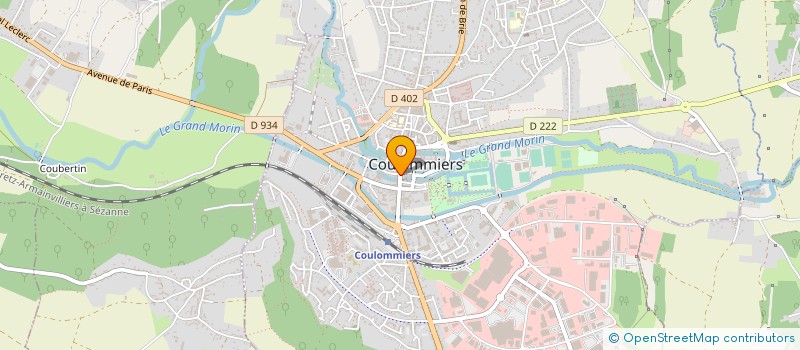 localisation de l'entreprise BELVERGE H ET M à COULOMMIERS