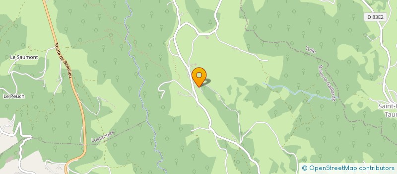 localisation de l'entreprise BELVEYRE LAURENT  CHENAILLERS-MASCHEIX