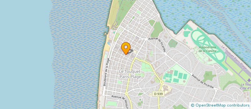 localisation de l'entreprise BELVIC  LE TOUQUET-PARIS-PLAGE