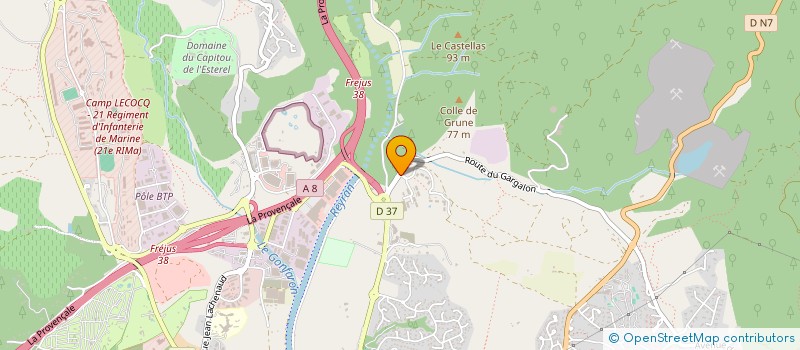 localisation de l'entreprise BELVIES FINANCES à FREJUS