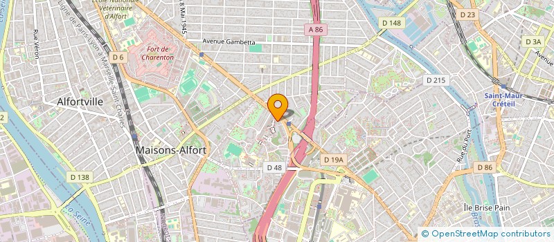 localisation de l'entreprise BELVUE à MAISONS-ALFORT