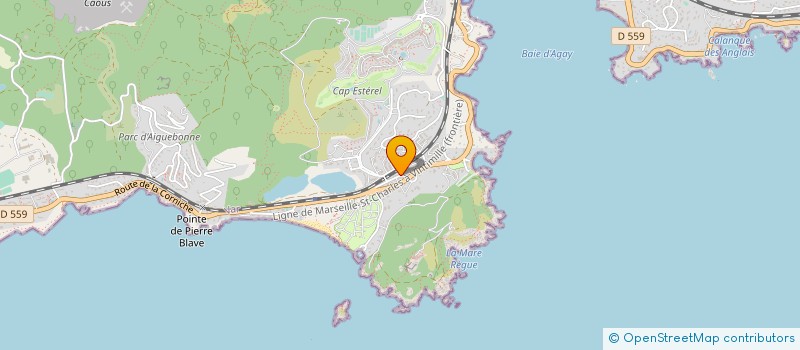 localisation de l'entreprise BELY CROCK  SAINT-RAPHAEL