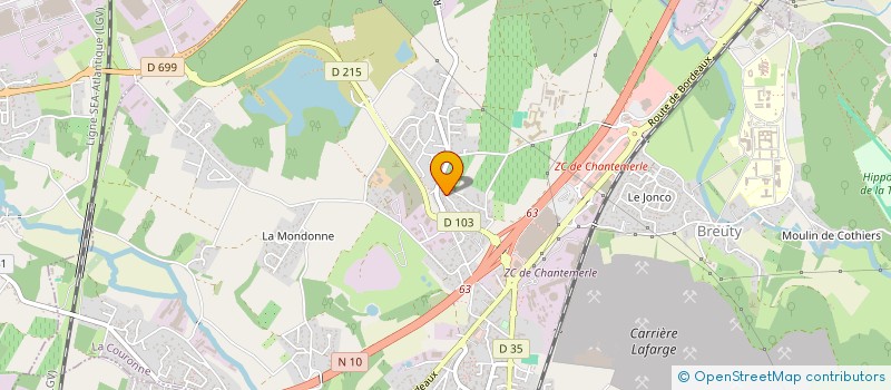 localisation de l'entreprise BELYCAR16  LA COURONNE