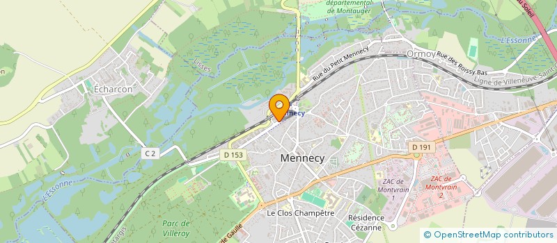 localisation de l'entreprise BELYDA à MENNECY