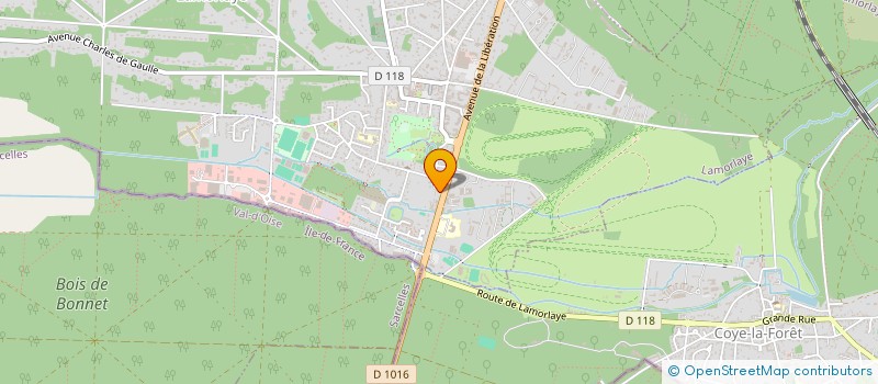 localisation de l'entreprise BELYSSIMMO  LE THILLAY