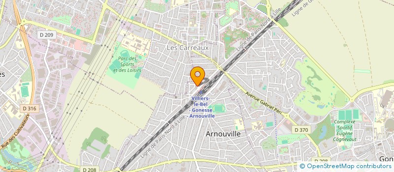 localisation de l'entreprise BELYZ à ARNOUVILLE