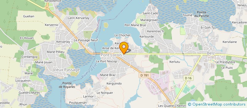 localisation de l'entreprise BELZ ALIMENTATION  BELZ