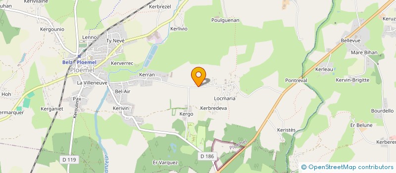 localisation de l'entreprise BELZ-GUENADOU  PLOEMEL