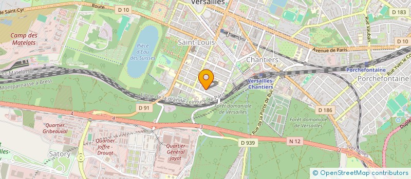 localisation de l'entreprise BELZA INVEST à VERSAILLES